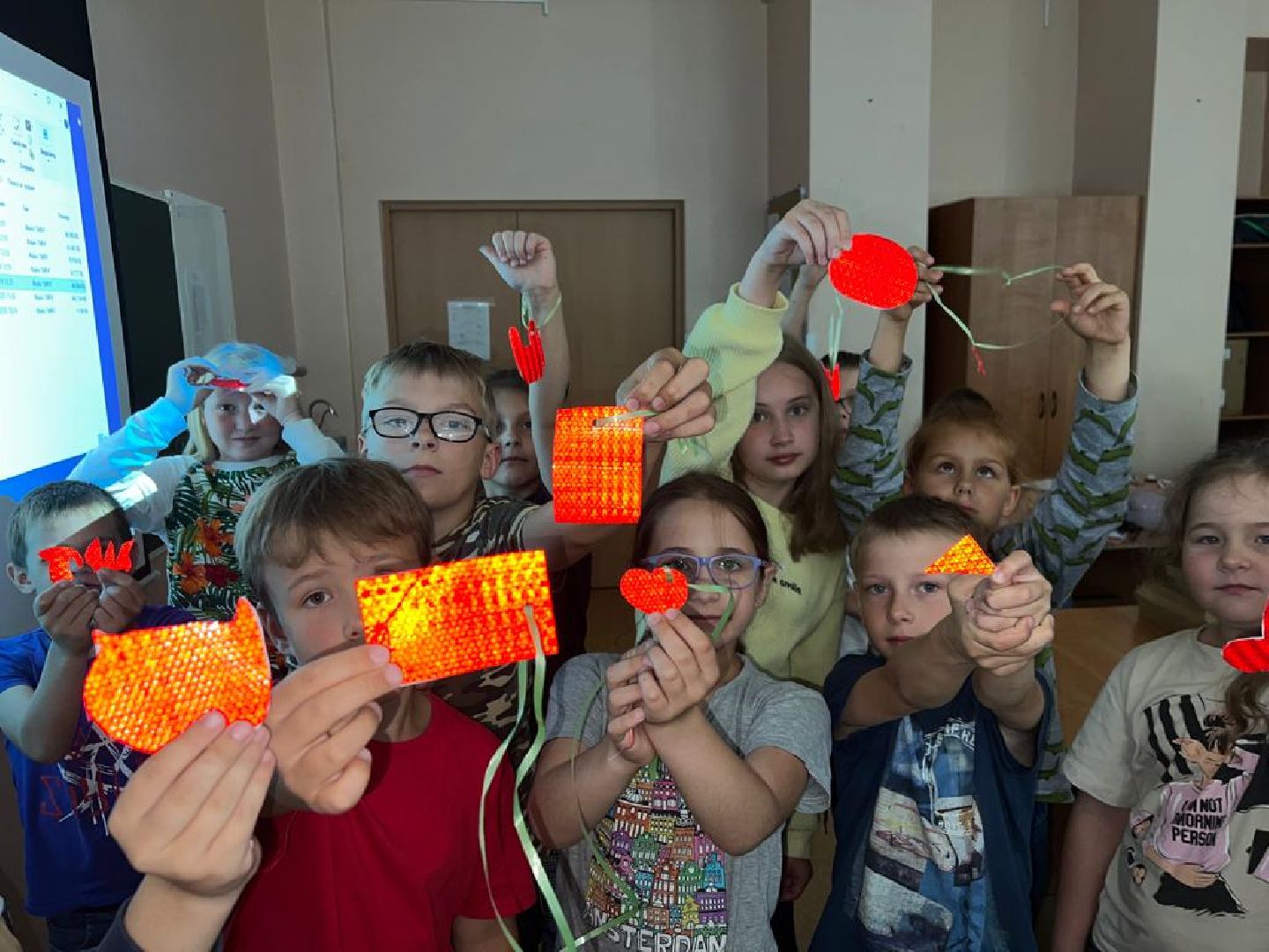 Госавтоинспекция, световозвращающие брелки, дети, Дубна