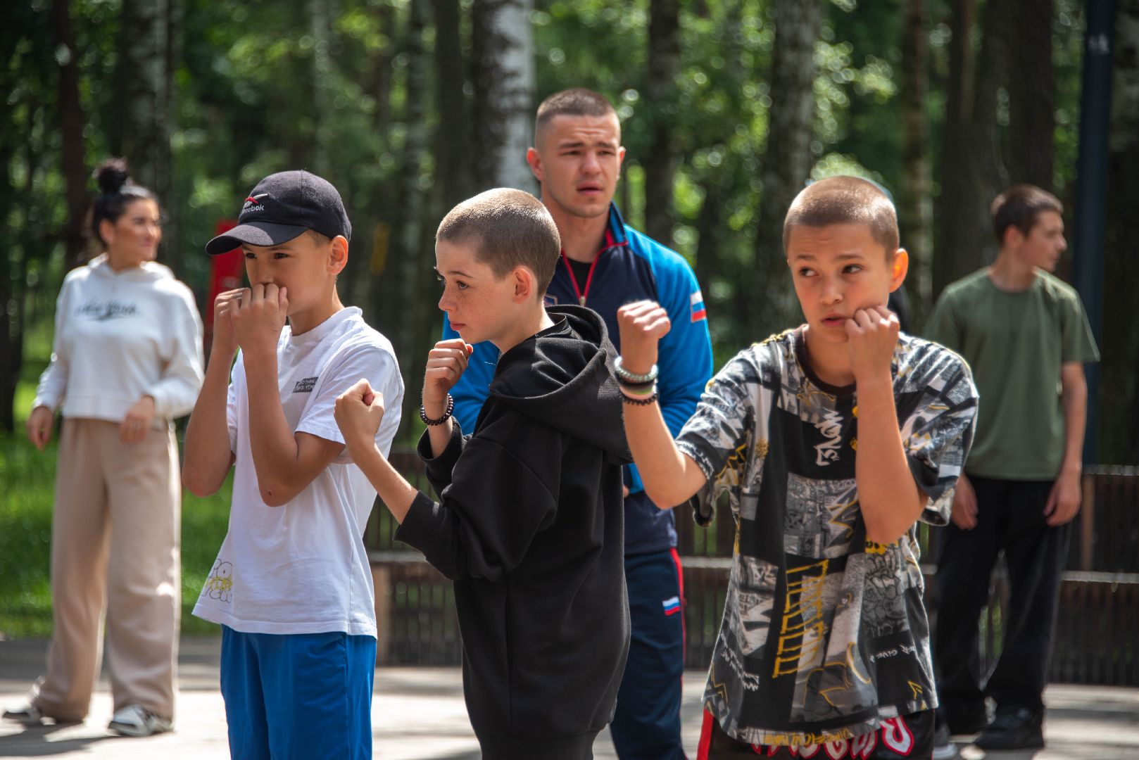 Балашиха, Подмосковье, спорт, бокс, парки, мастер-классы, сила России, Дмитрий Двали