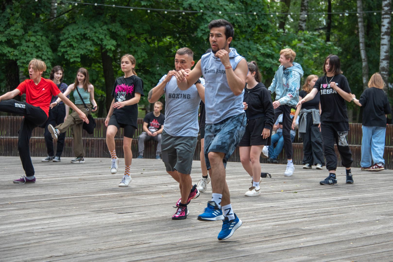 Балашиха, Подмосковье, спорт, бокс, парки, мастер-классы, сила России, Дмитрий Двали