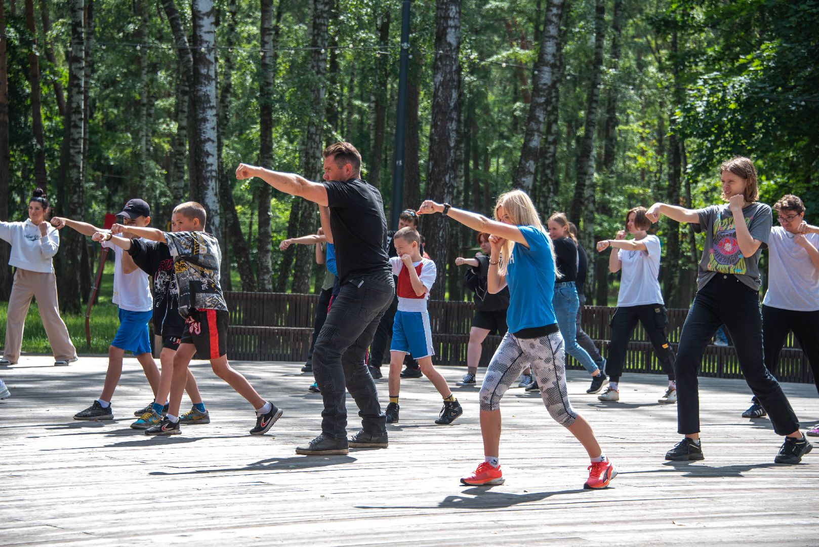 Балашиха, Подмосковье, спорт, бокс, парки, мастер-классы, сила России, Дмитрий Двали