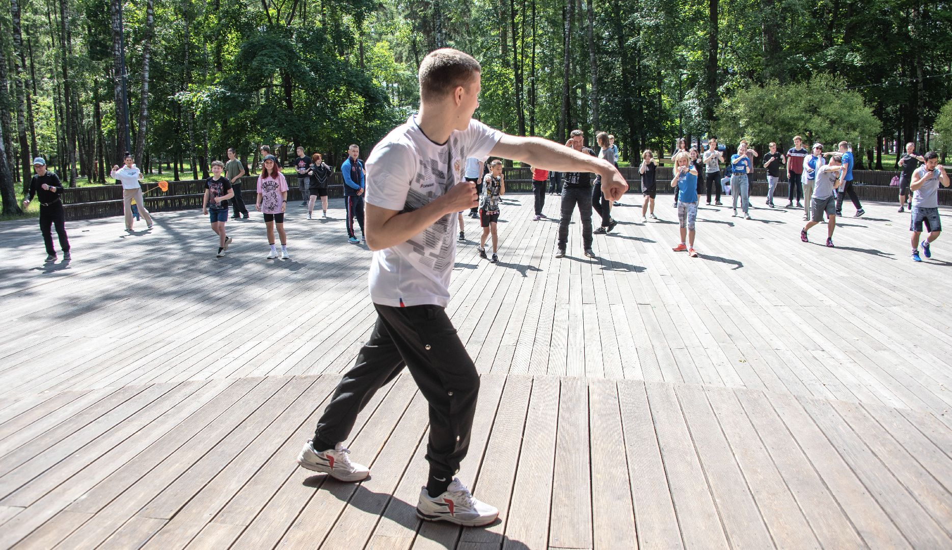 Балашиха, Подмосковье, спорт, бокс, парки, мастер-классы, сила России, Дмитрий Двали