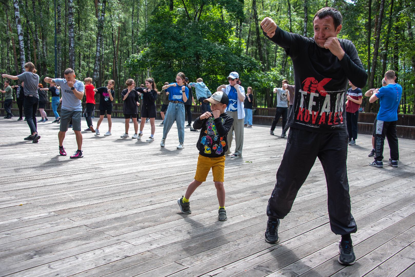 Балашиха, Подмосковье, спорт, бокс, парки, мастер-классы, сила России, Дмитрий Двали