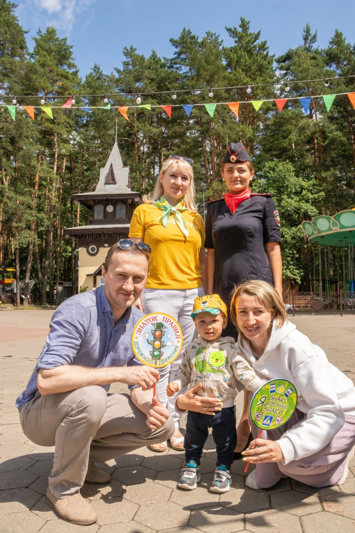 Домодедово, парк Елочки, дети, ПДД, обучающие уроки