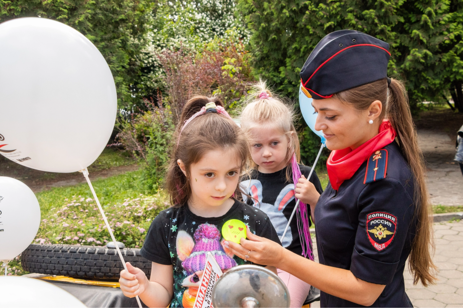 Домодедово, парк Елочки, дети, ПДД, обучающие уроки