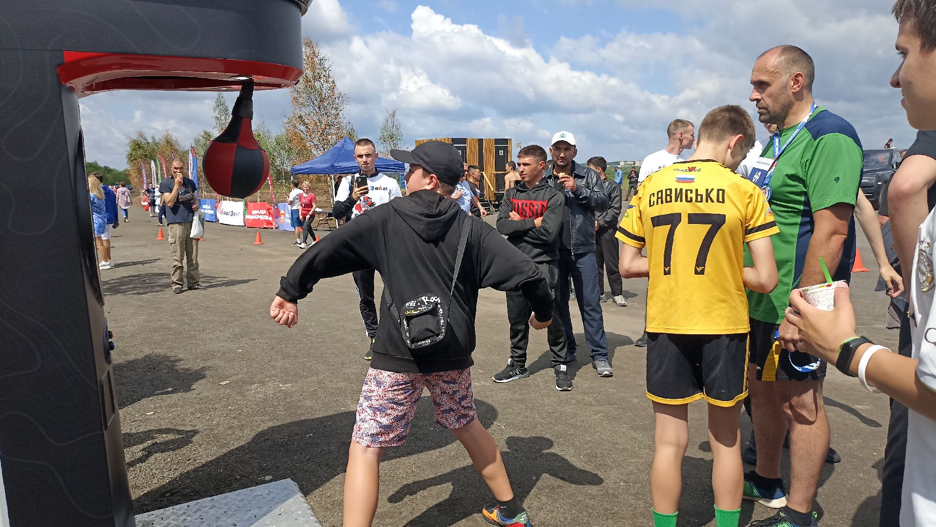 Серпухов, Подмосковье, бокс забег, спорт, пляж на Оке