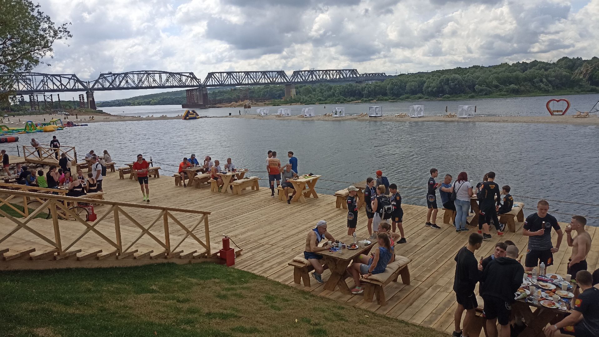 Серпухов, Подмосковье, бокс забег, спорт, пляж на Оке