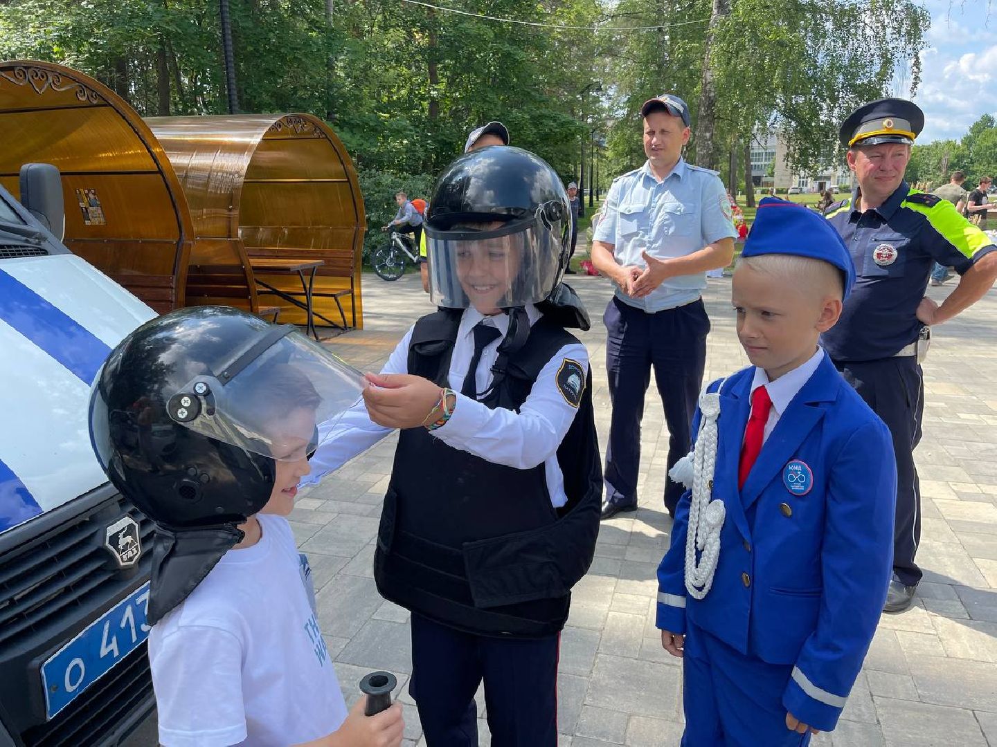 Юные инспекторы дорожного движения, дети, праздник, Дубна