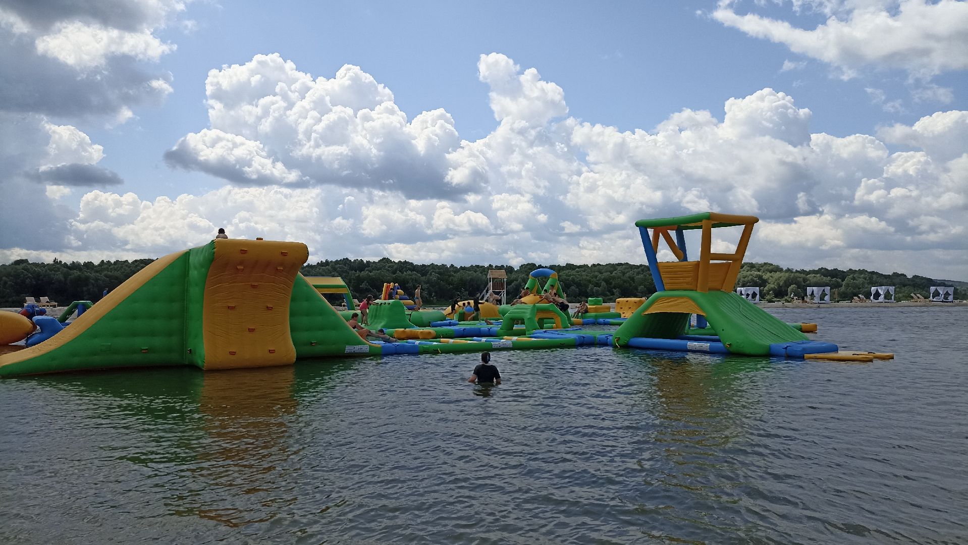 Серпухов, Подмосковье, дети, пляж на Оке, аквапарк