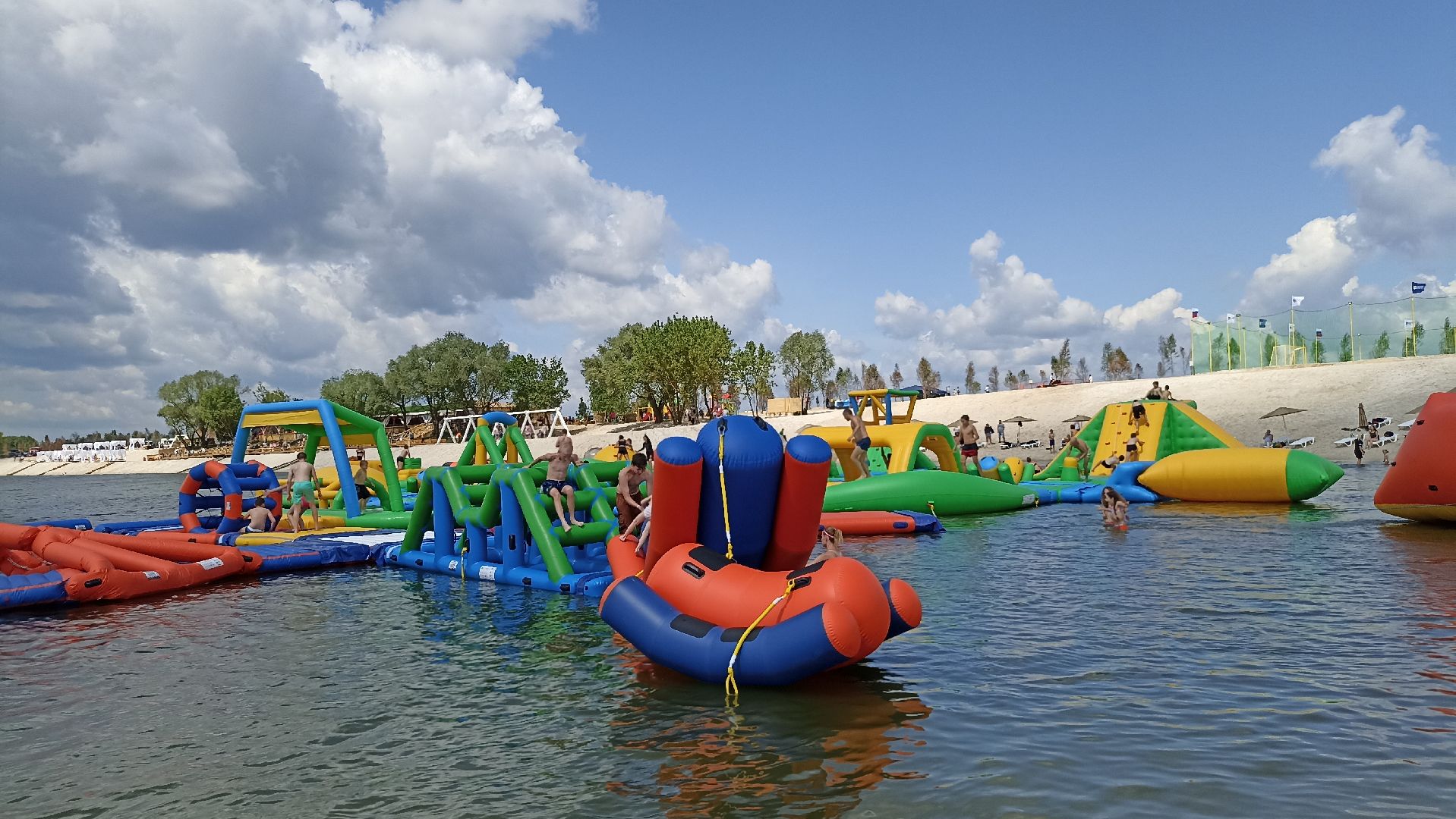 Серпухов, Подмосковье, дети, пляж на Оке, аквапарк