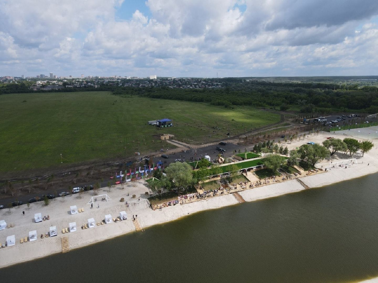 Серпухов, Подмосковье, дети, пляж на Оке, аквапарк