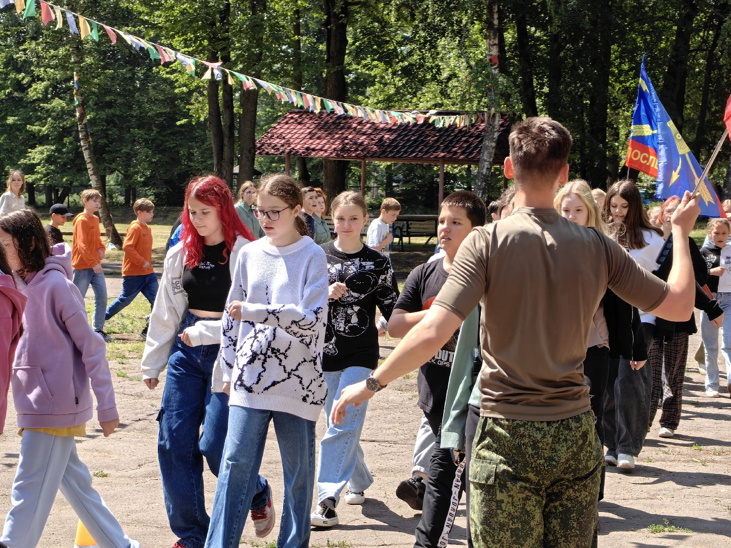 Детский лагерь, отряд, Зарница, спорт, мероприятия