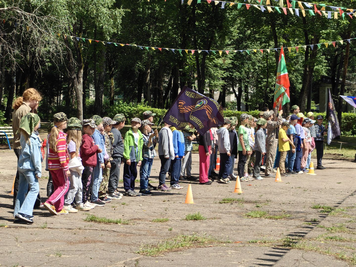 Детский лагерь, отряд, Зарница, спорт, мероприятия