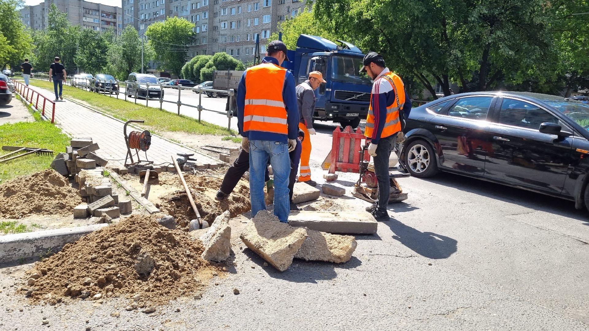 Подмосковье, Ивантеевка, благоустройство