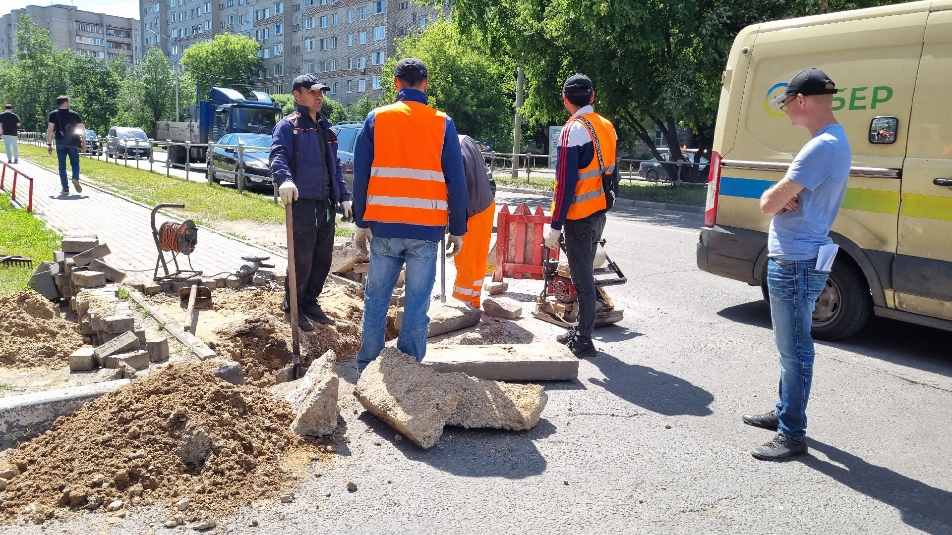 Подмосковье, Ивантеевка, благоустройство