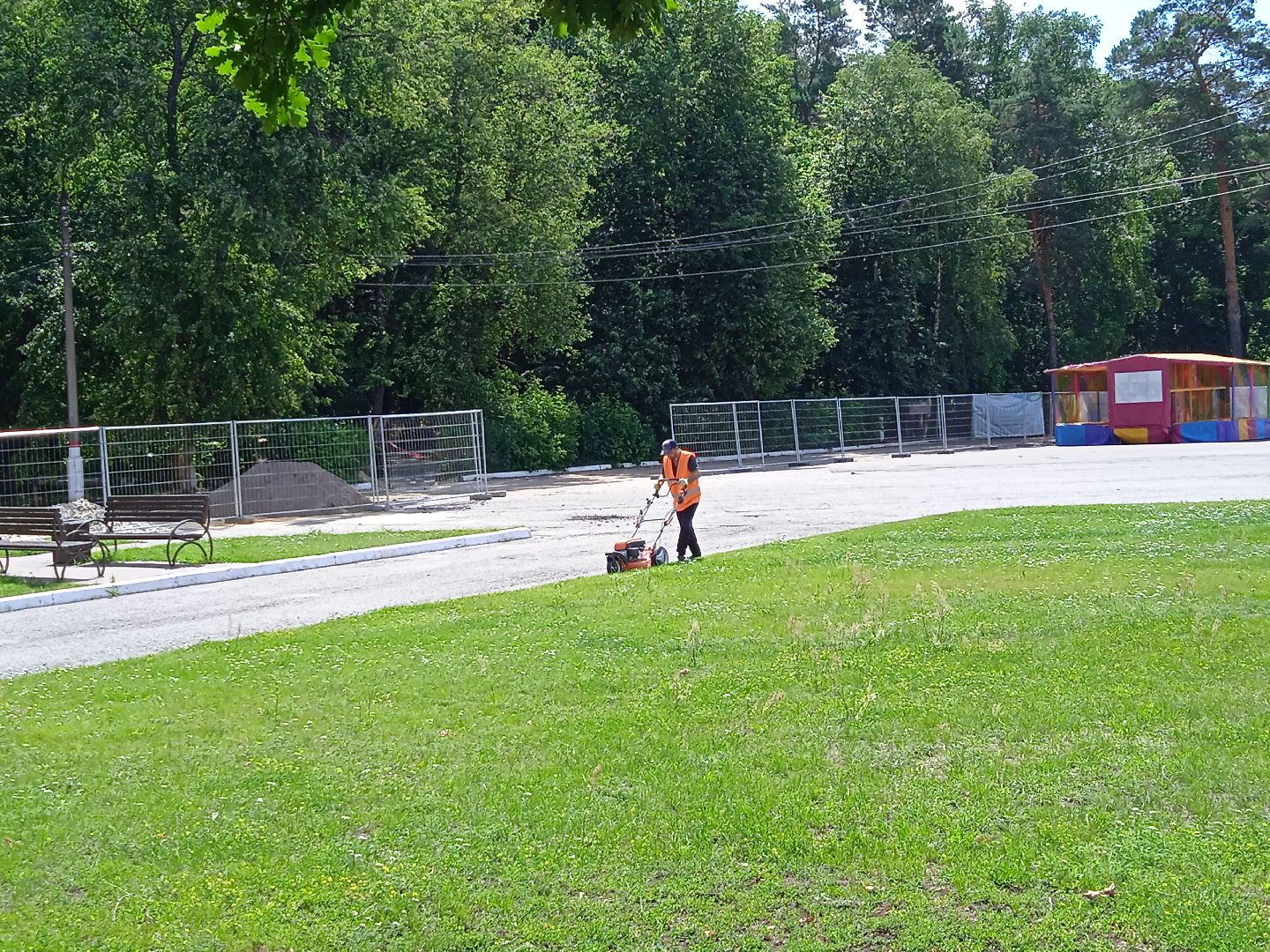 покос, травы, Вечный, огонь