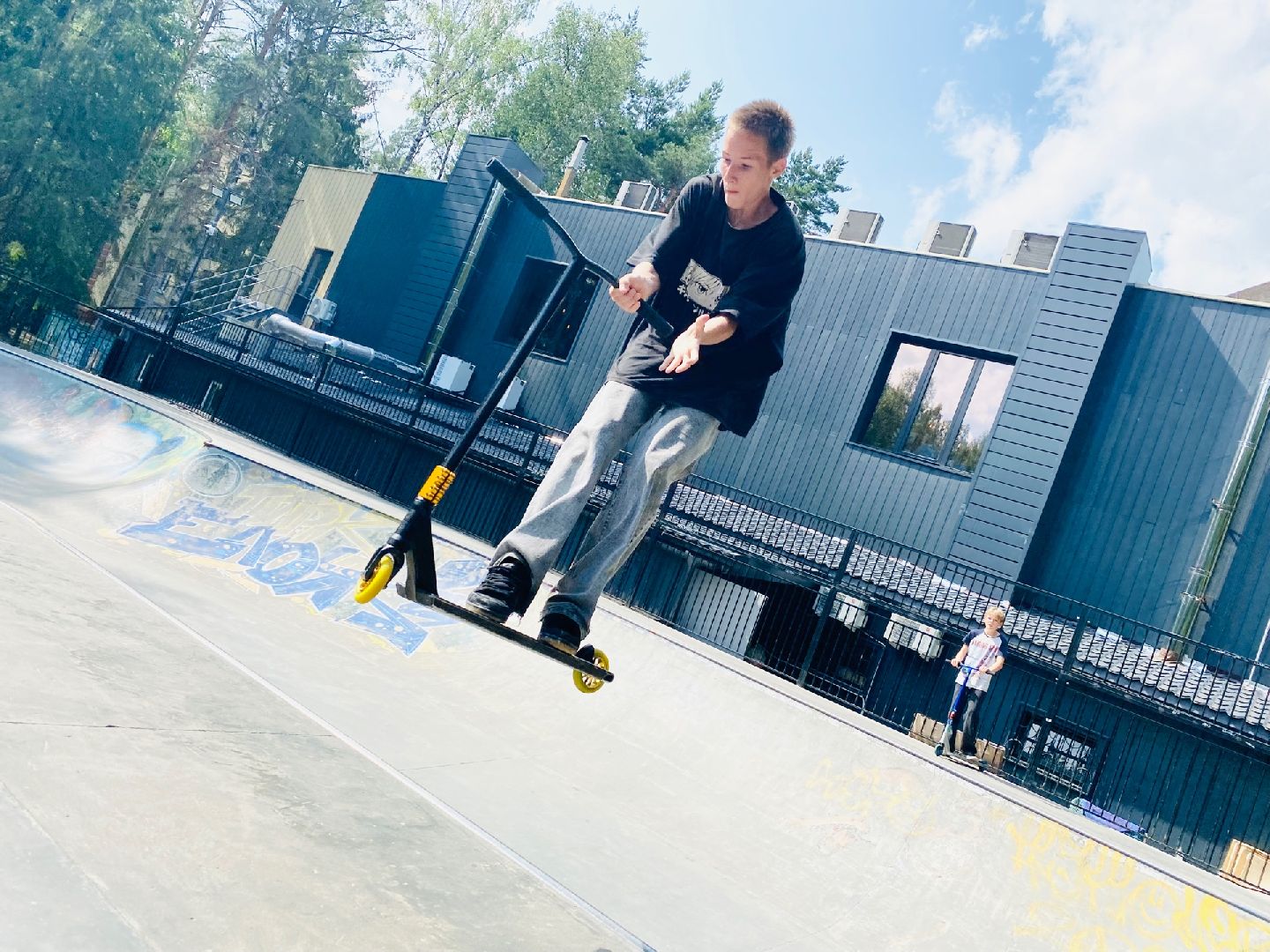 Домодедово, парк Елочки, самокат, велосипед, соревнования