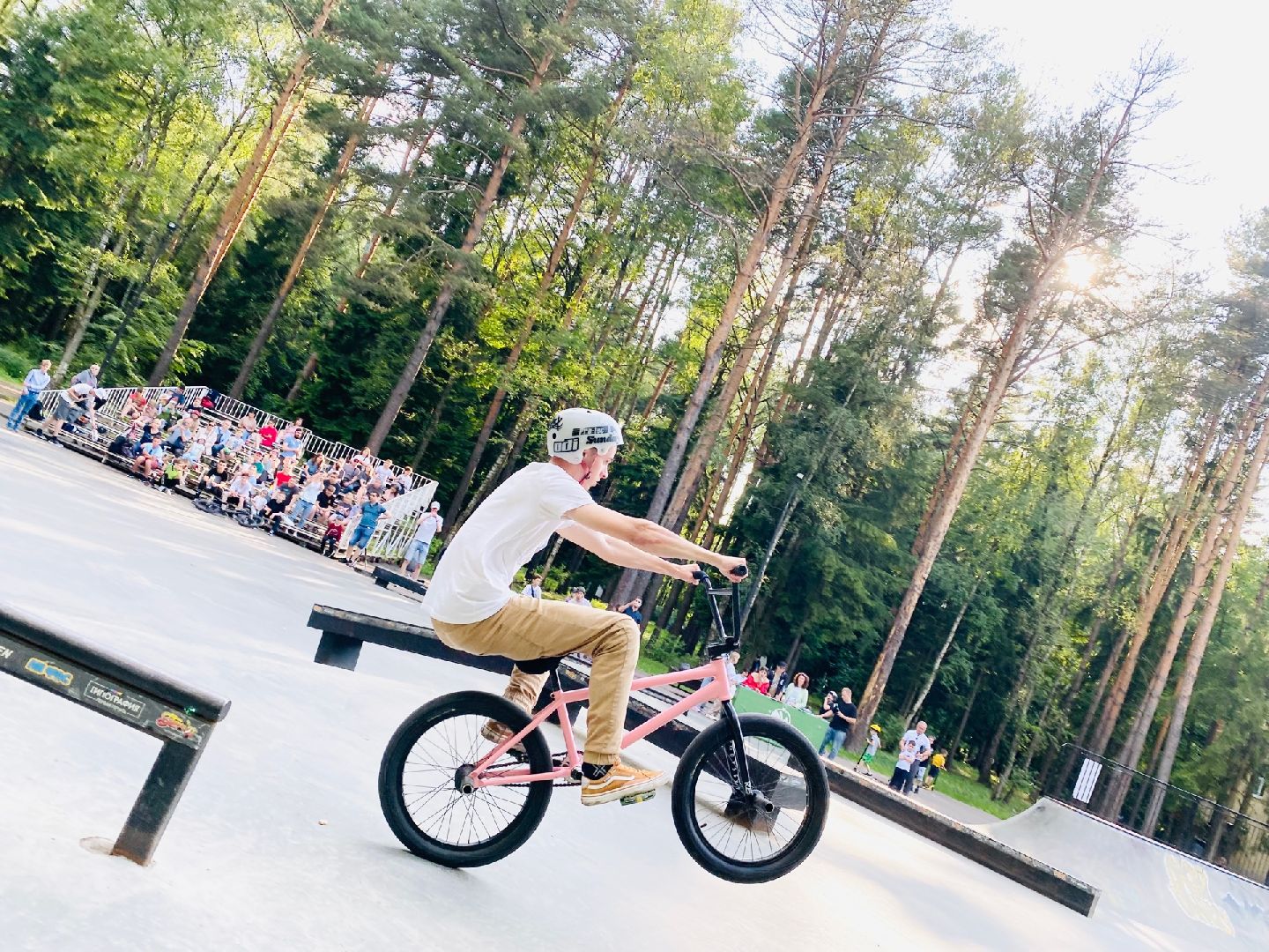 Домодедово, парк Елочки, самокат, велосипед, соревнования