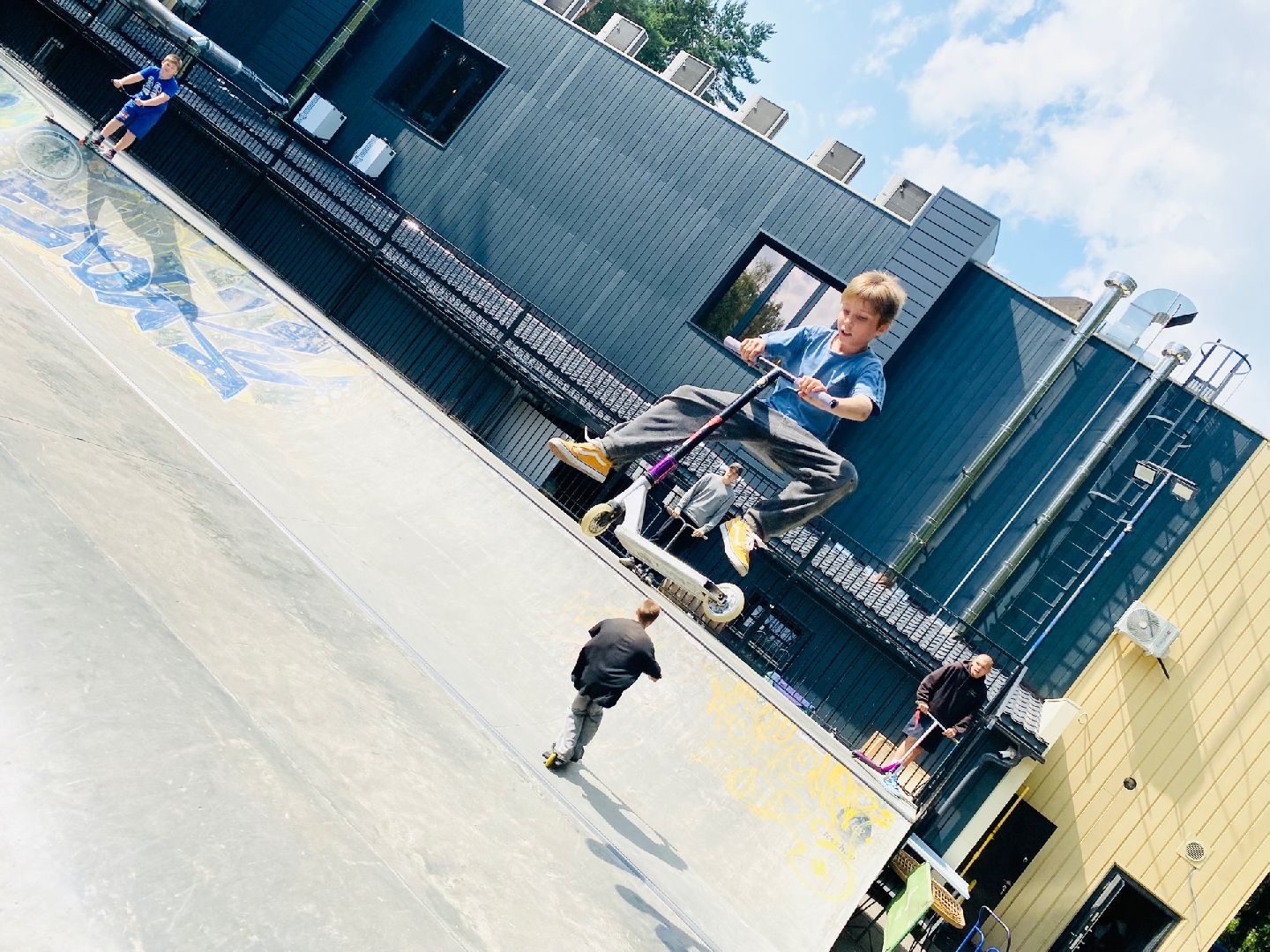 Домодедово, парк Елочки, самокат, велосипед, соревнования