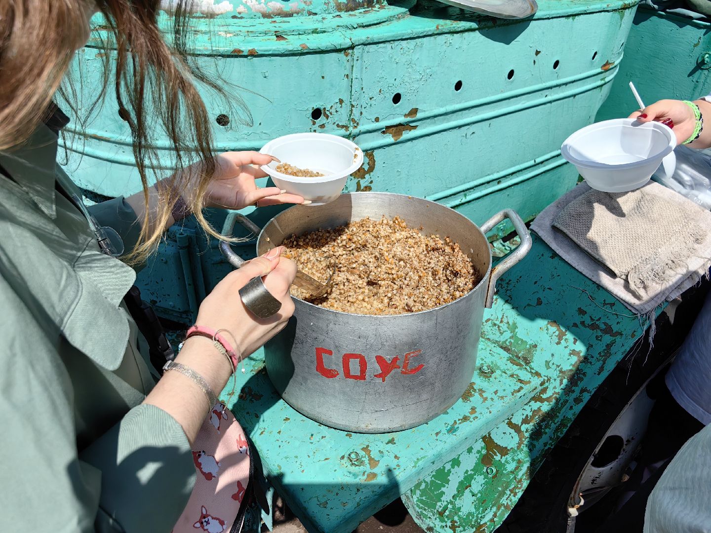 Полевая кухня, каша, гречка, лагерь, состязания, дети