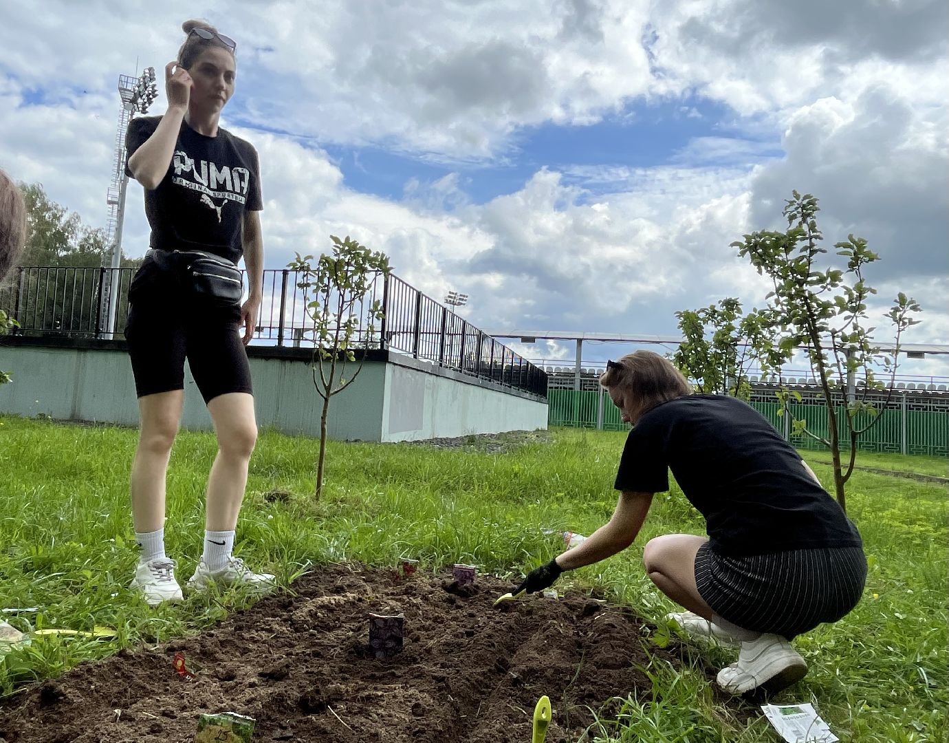 Наро-Фоминск, Центральный парк, общественный огород, Подмосковье, лето в Подмосковье
