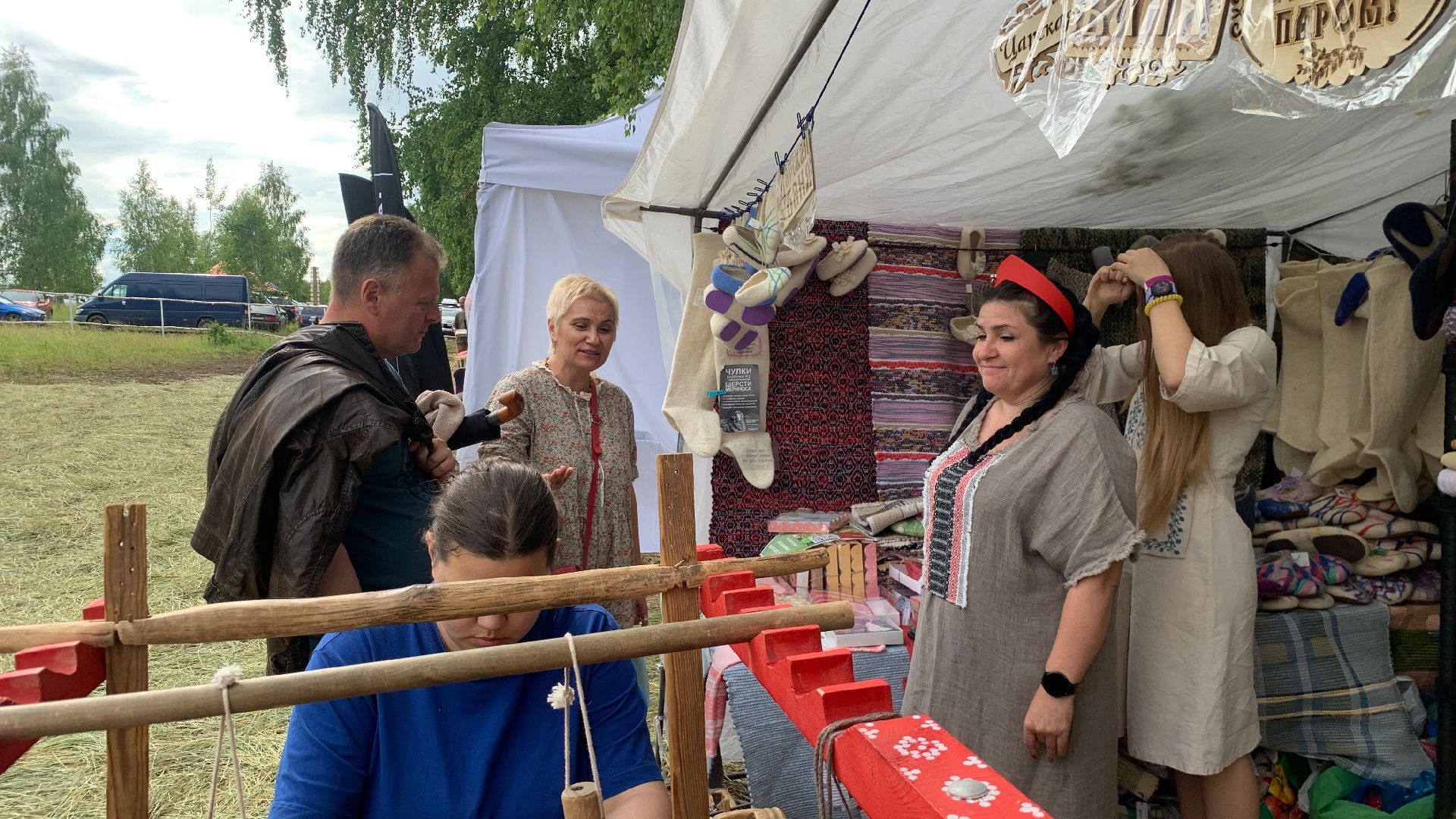 Кашира, Банный Спас, ткацкий станок, народные промыслы