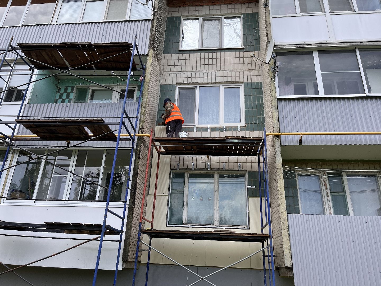 Шаховская, облицовка домов, ремонт