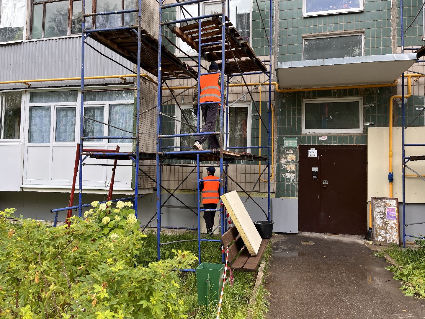 Шаховская, облицовка домов, ремонт