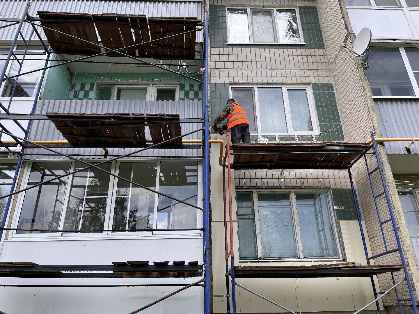 Шаховская, облицовка домов, ремонт