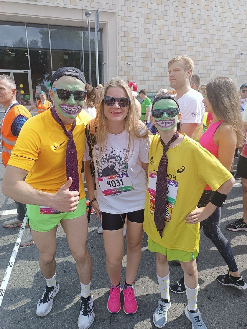 Спорт, медицина, забег, марафон, красочный забег, лето в подмосковье,