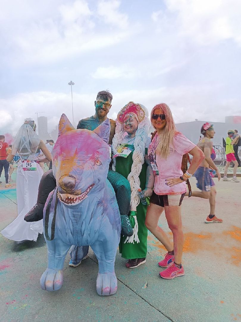 Спорт, медицина, забег, марафон, красочный забег, лето в подмосковье,