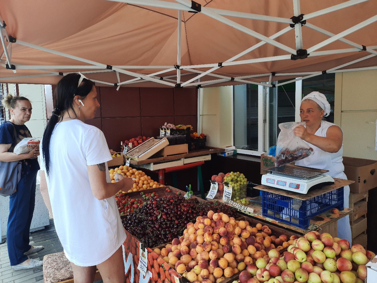 #шатура, #уличная_торговля, #фрукты, #палатки