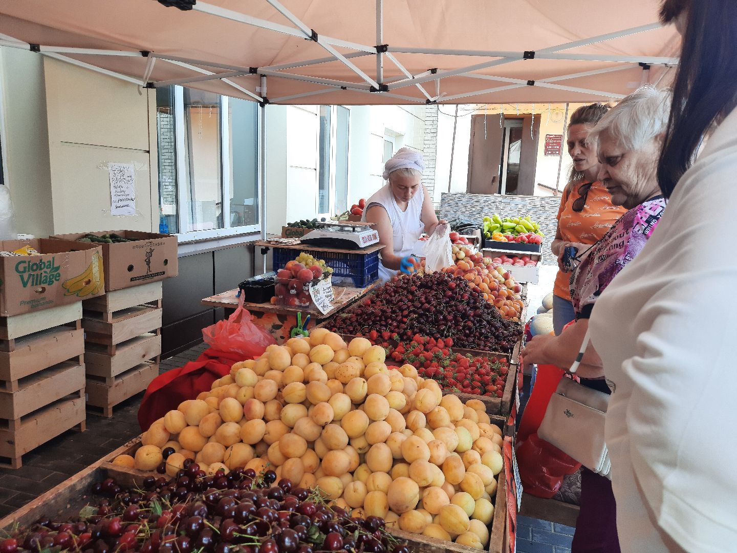 #шатура, #уличная_торговля, #фрукты, #палатки