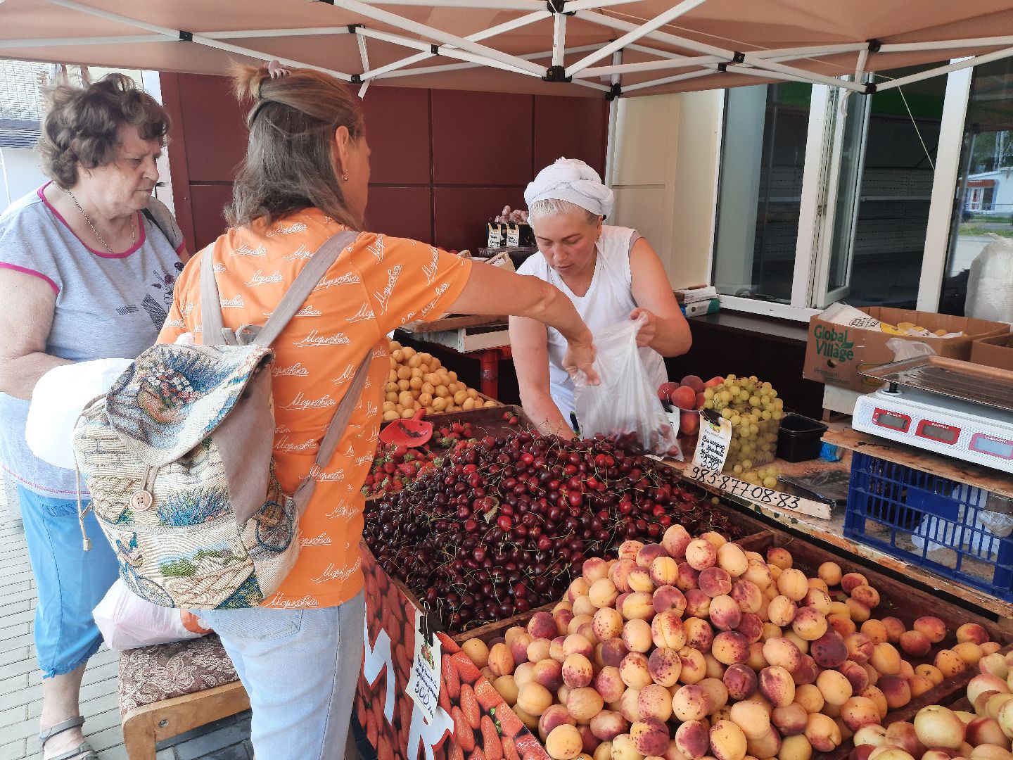 #шатура, #уличная_торговля, #фрукты, #палатки