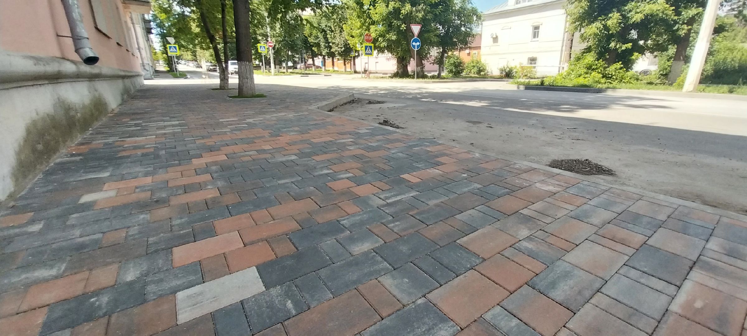 Коломна, дороги, тротуары, плитка