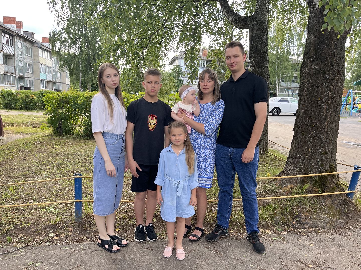 Шаховская, многодетная семья, дети, земля