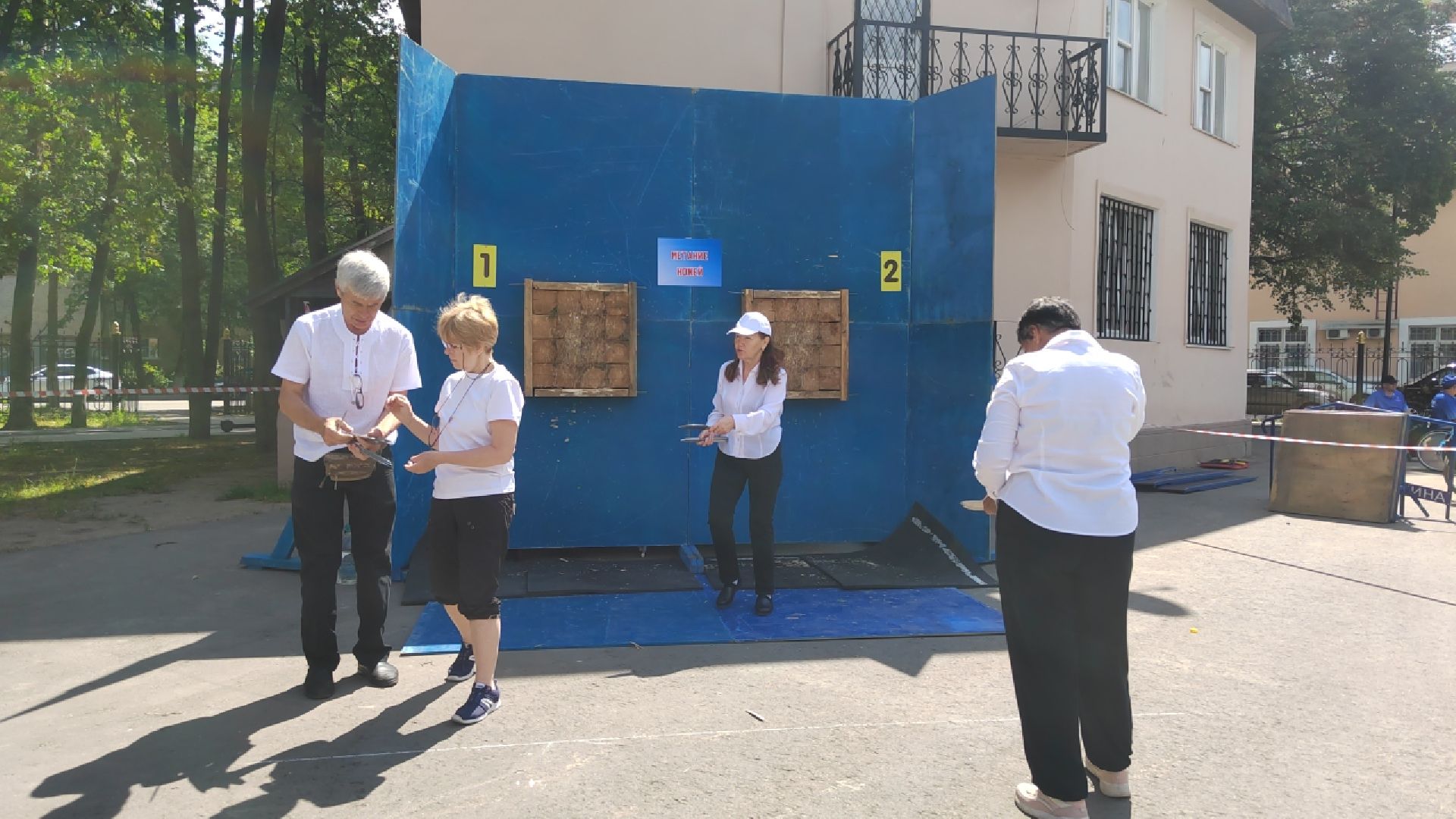 Пушкино, Подмосковье без границ, инвалиды, метание ножа, спорт