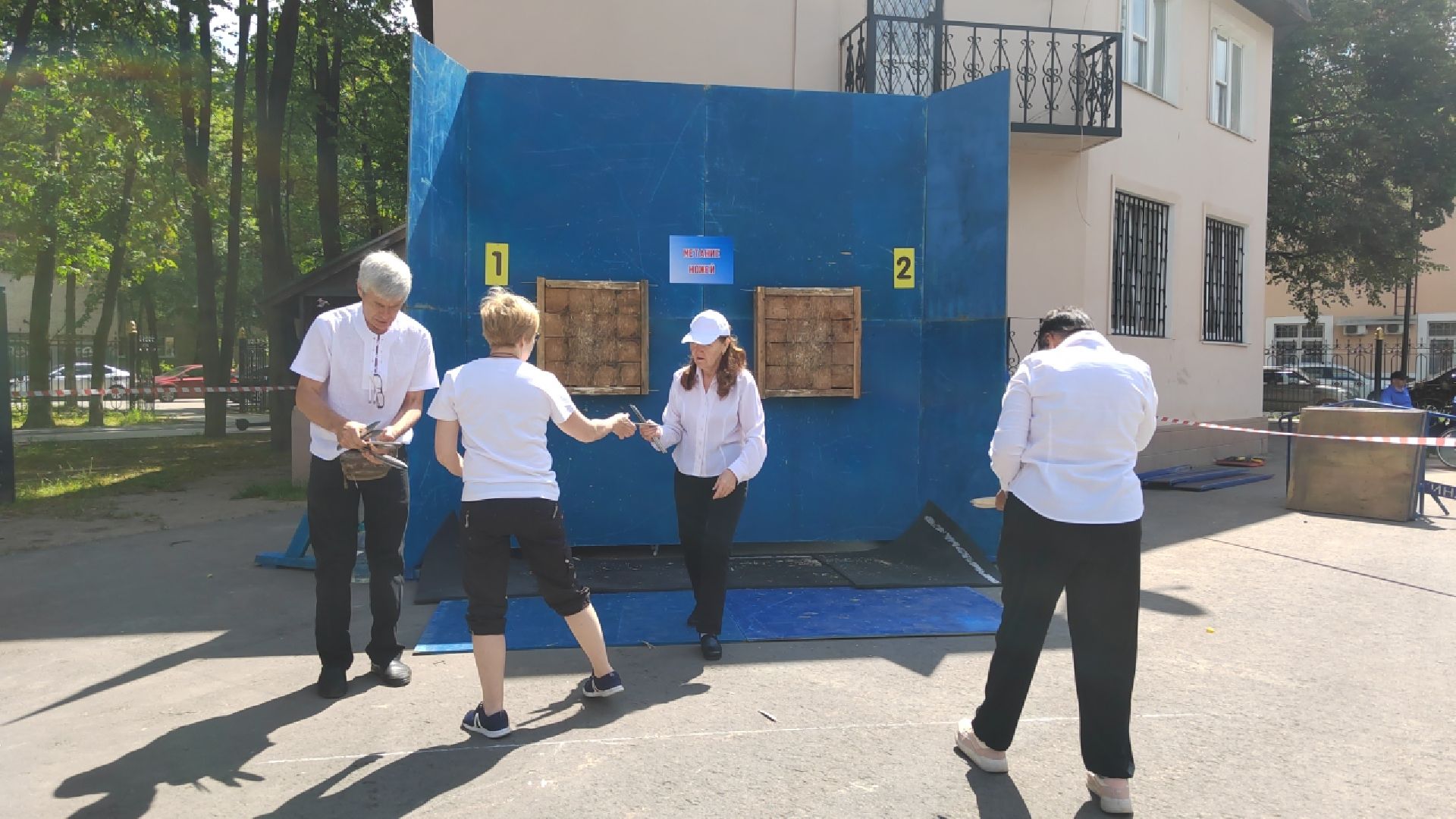 Пушкино, Подмосковье без границ, инвалиды, метание ножа, спорт