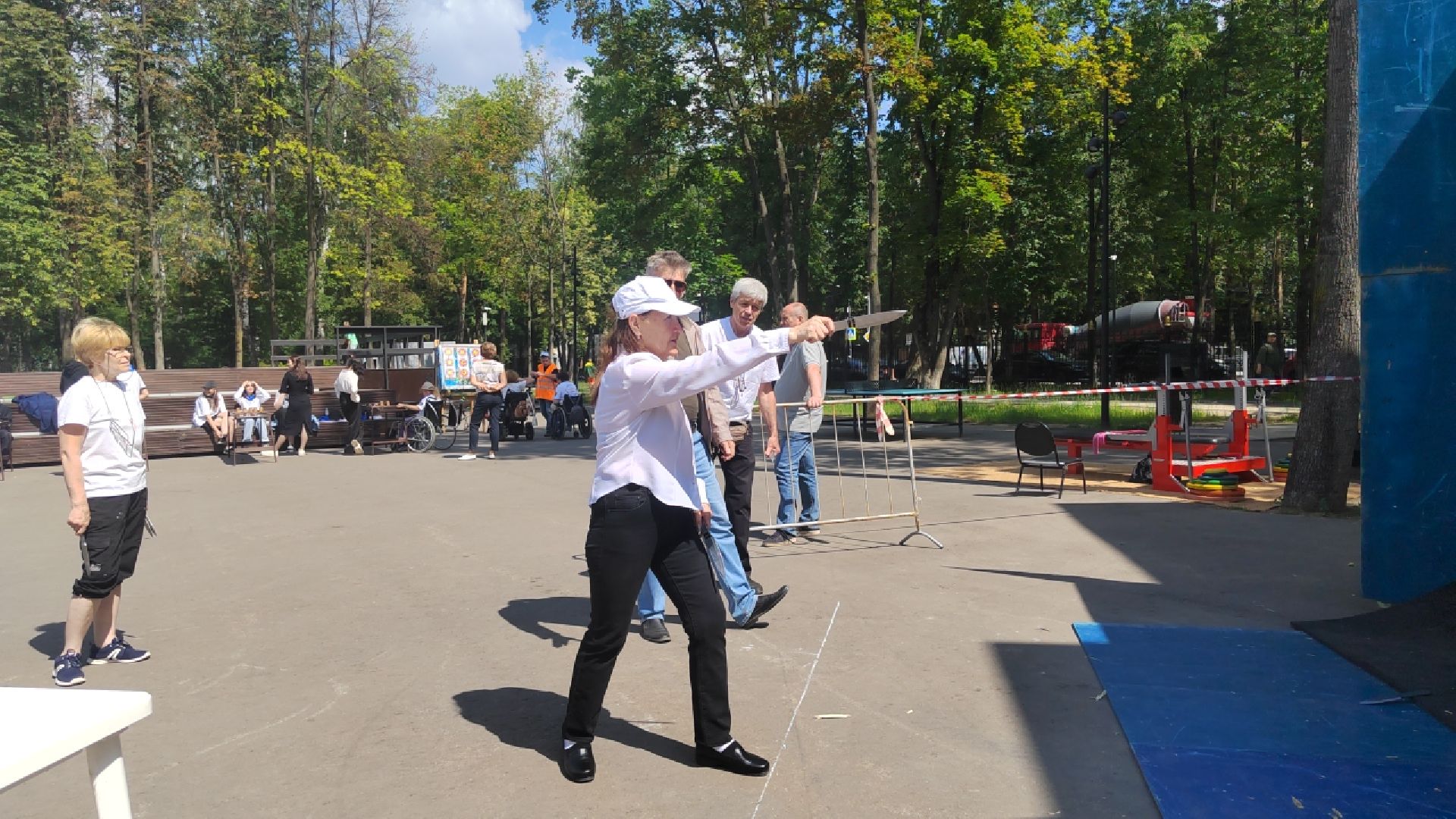 Пушкино, Подмосковье без границ, инвалиды, метание ножа, спорт