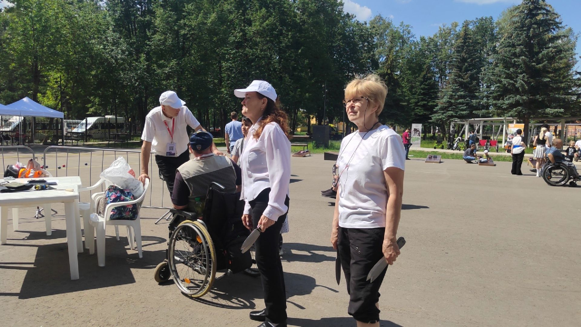 Пушкино, Подмосковье без границ, инвалиды, метание ножа, спорт