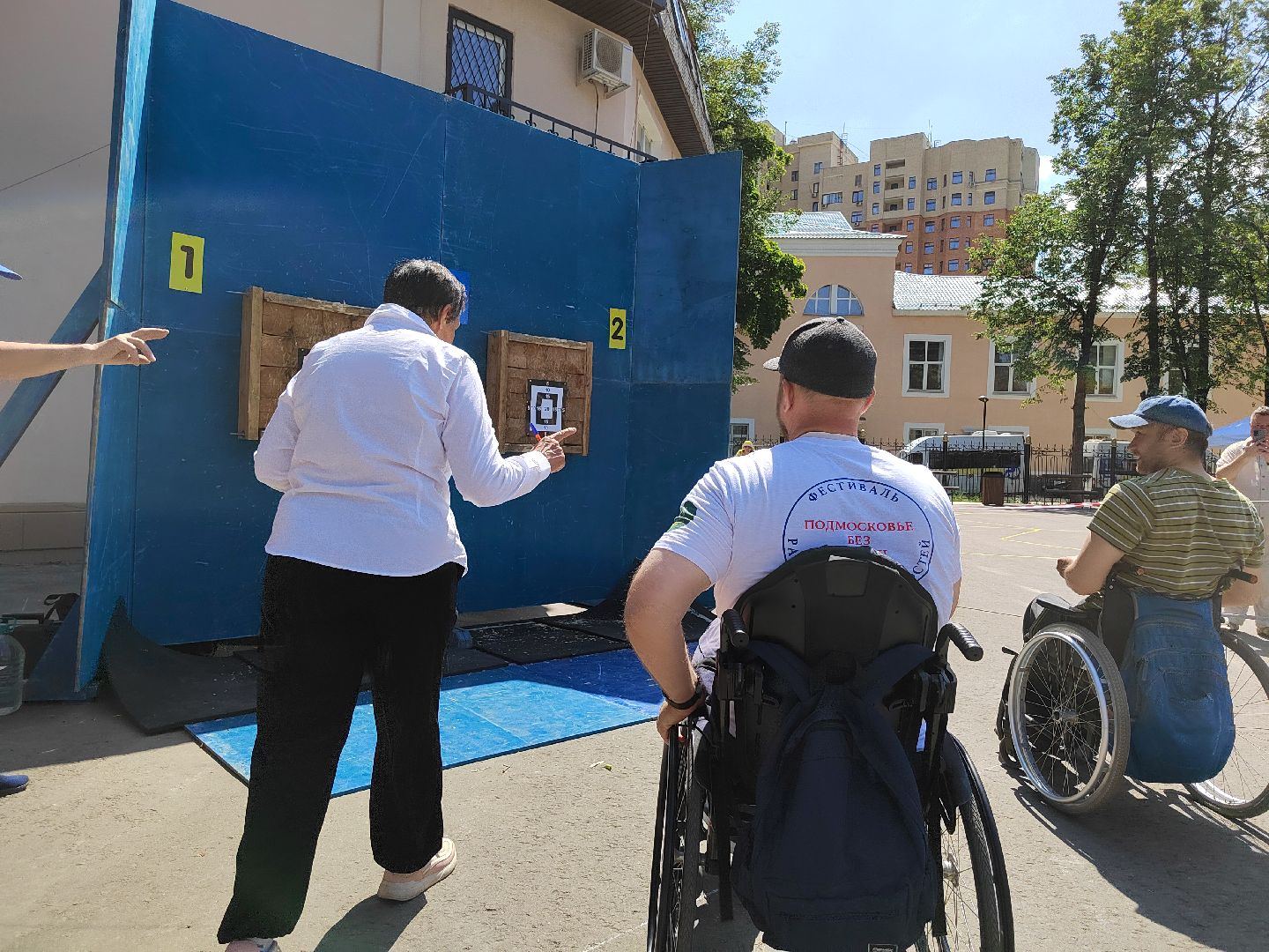 Пушкино, Подмосковье без границ, инвалиды, метание ножа, спорт