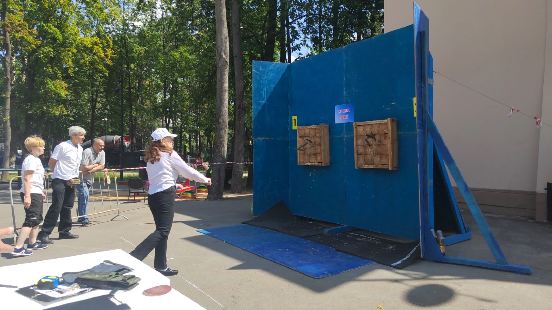 Пушкино, Подмосковье без границ, инвалиды, метание ножа, спорт