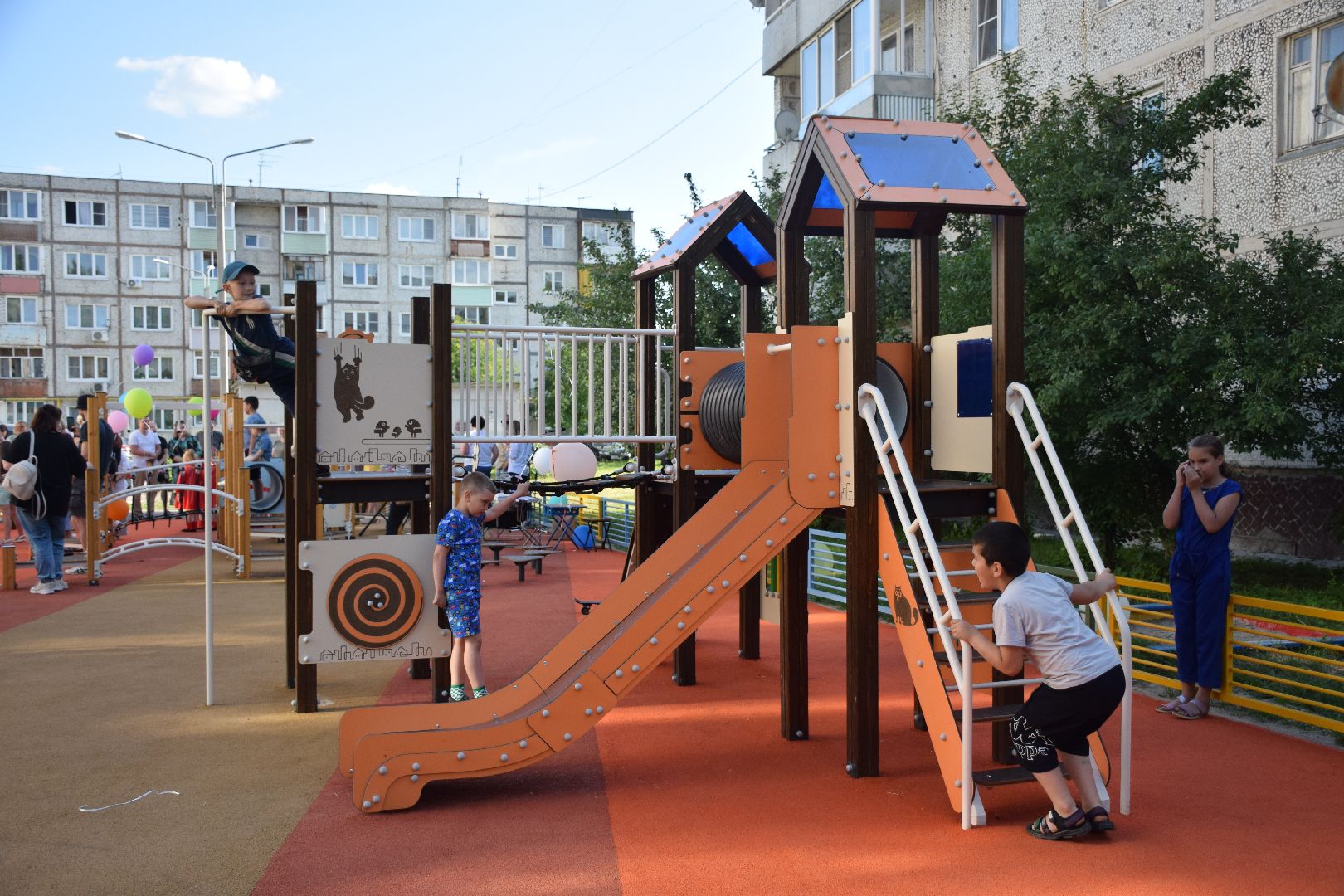 Павловский Посад, городской округ Павловский Посад, площадка, дети, губернатор, праздник, открытие, благоустройство