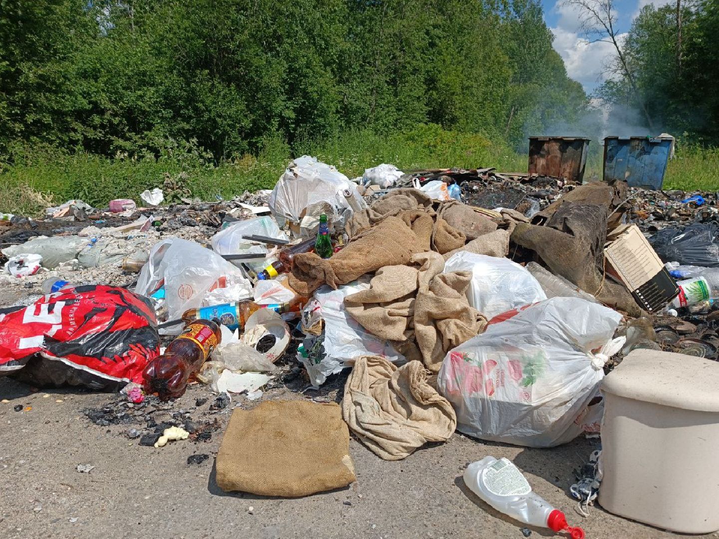 Можайск, Можайский городской округ, Подмосковье, мусор, контейнерные площадки, ЖКХ, проблема, мусорные навалы