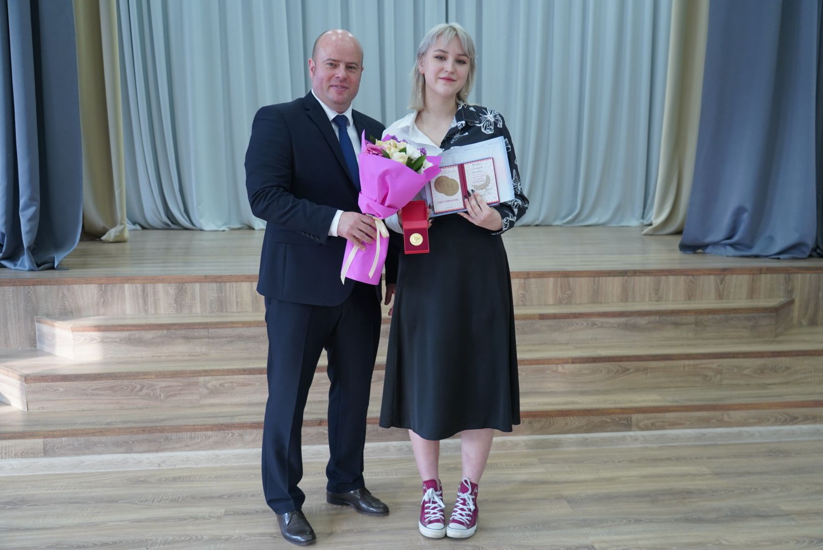 вручение аттестатов, медалисты, Котельники