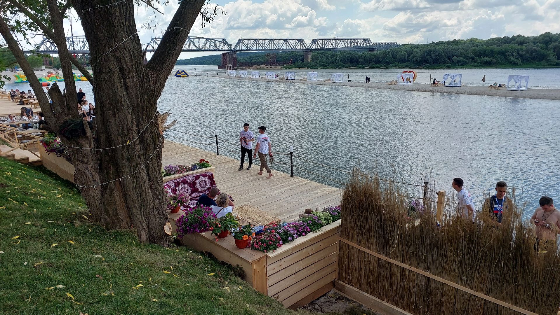 пляж, серпухов, экология, отдых, река, ока,