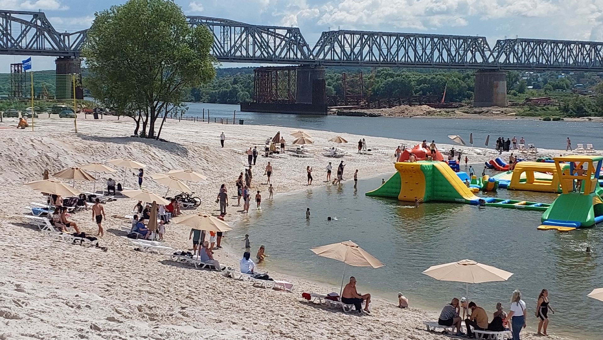 пляж, серпухов, экология, отдых, река, ока,