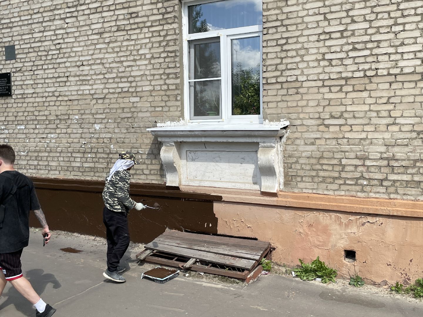 Дом, окраска, здание, Люберцы