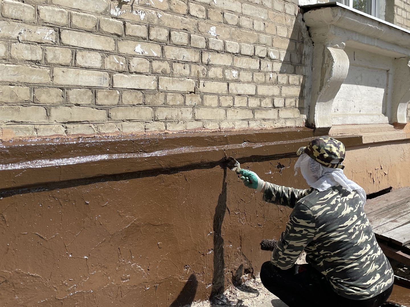 Дом, окраска, здание, Люберцы