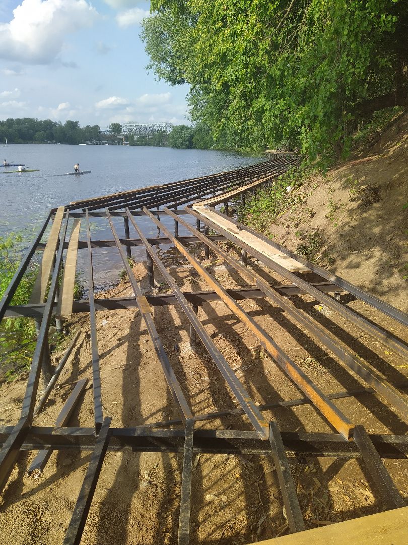 Долгопрудный, водная сцена, амфитеатр, набережная