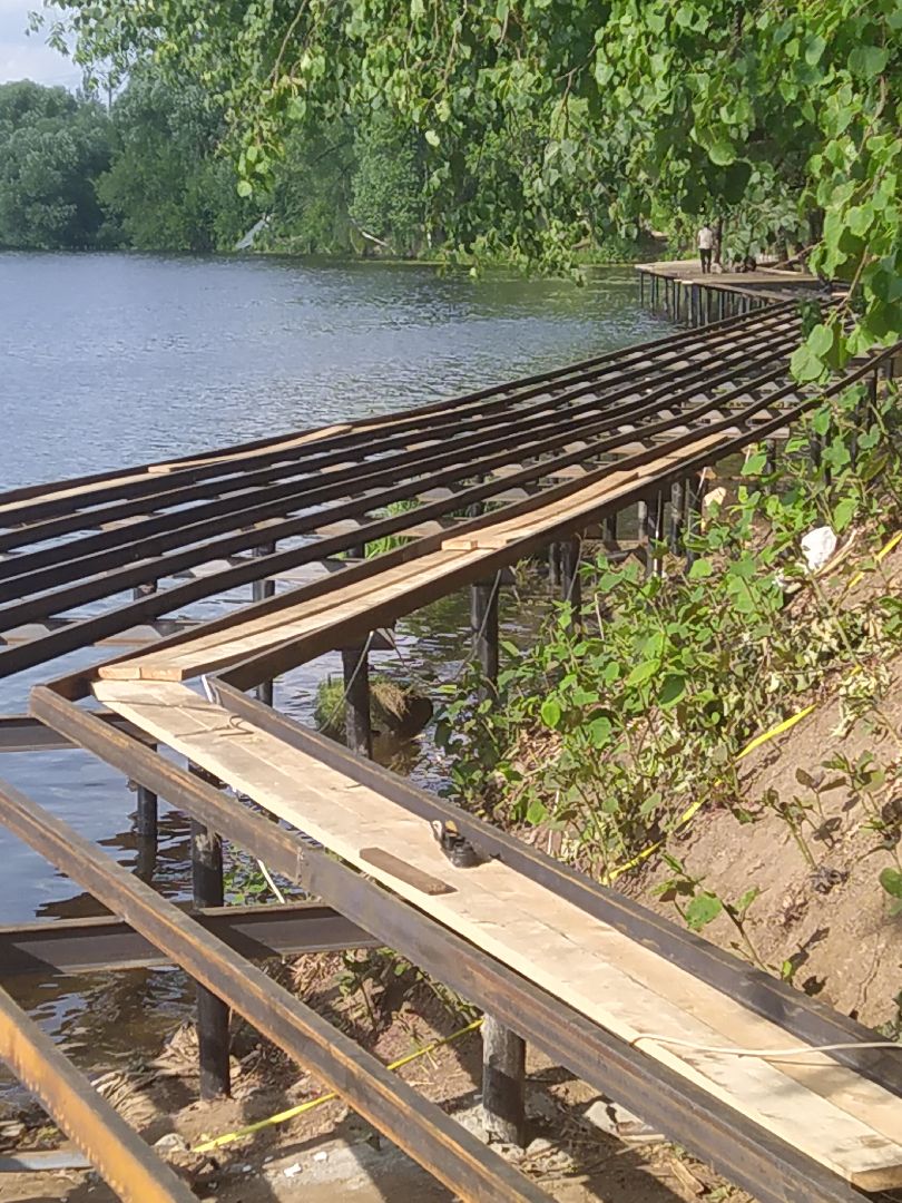 Долгопрудный, водная сцена, амфитеатр, набережная